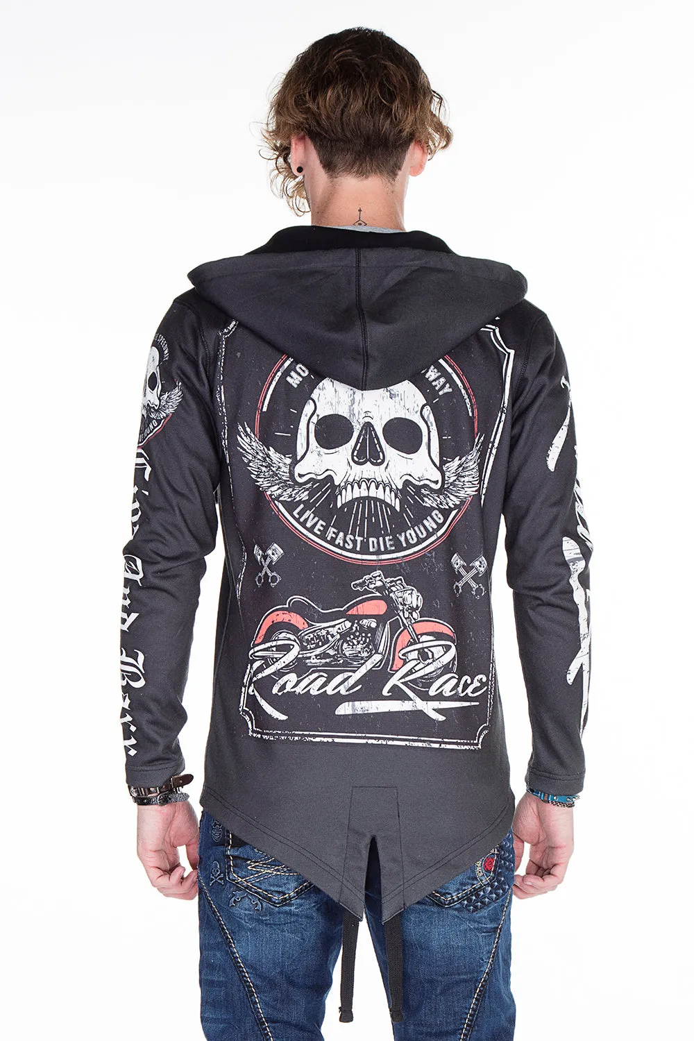 CL256 Herren Sweatjacke mit coolen Prints
