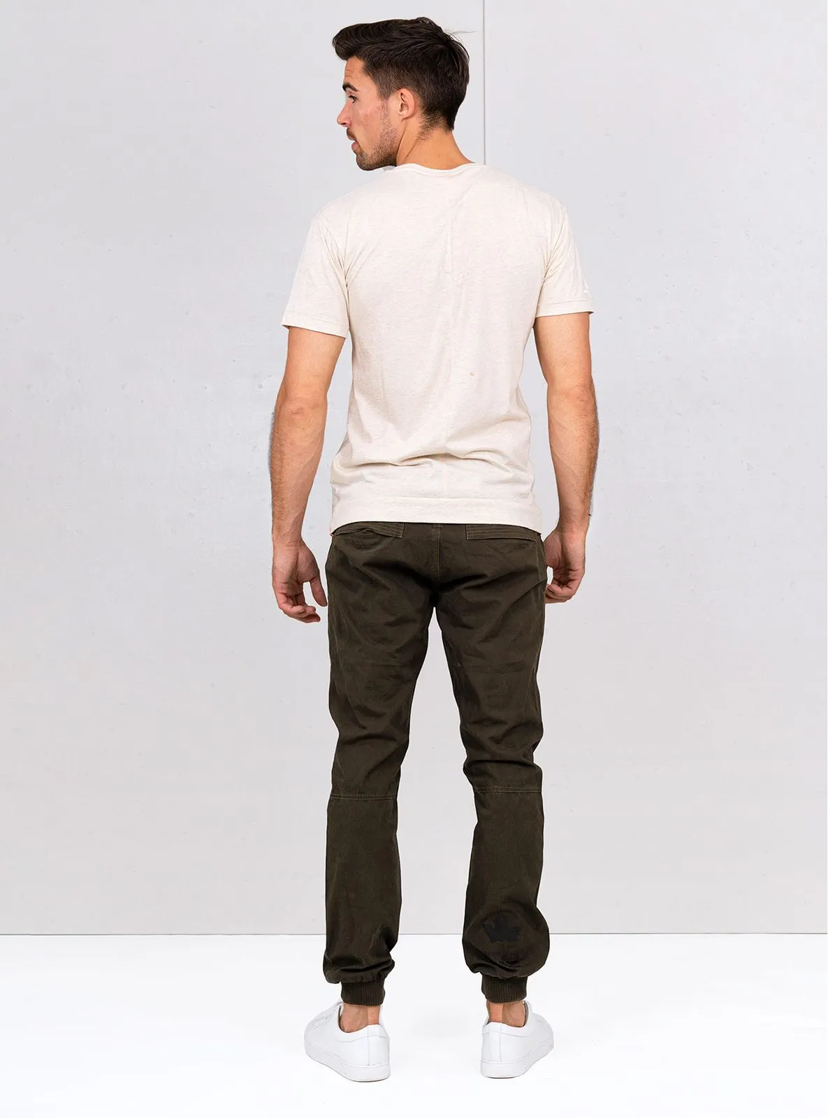 Goodness Industries Herren Chino Hose LUCA E schwarzbraun stretch Pant-         