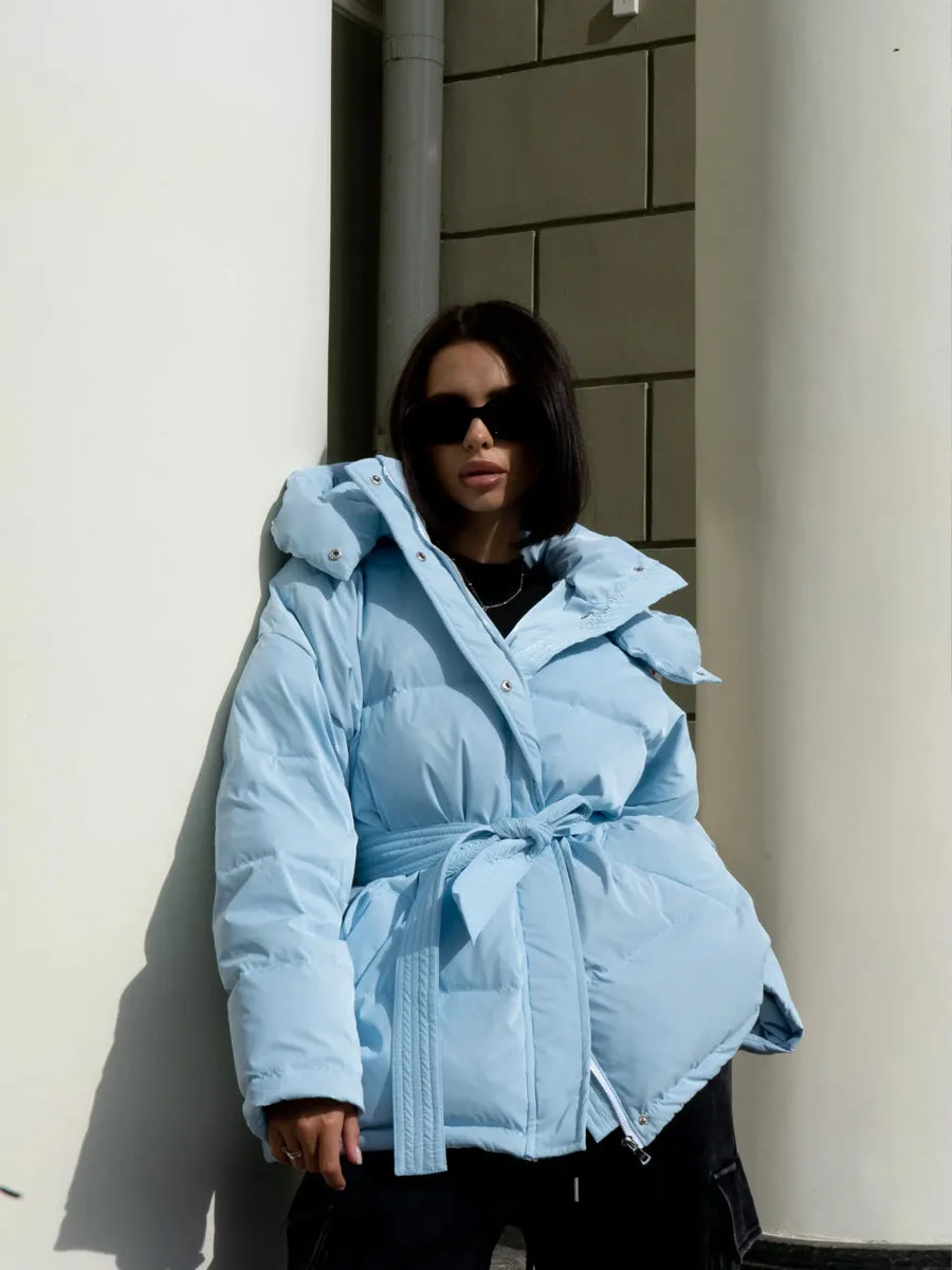 Heidi Mode | Trendiger Winter Kapuzen Baumwolljacke
