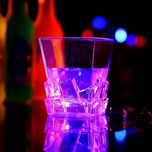 Kreative LED Sensor Licht Whiskyglas