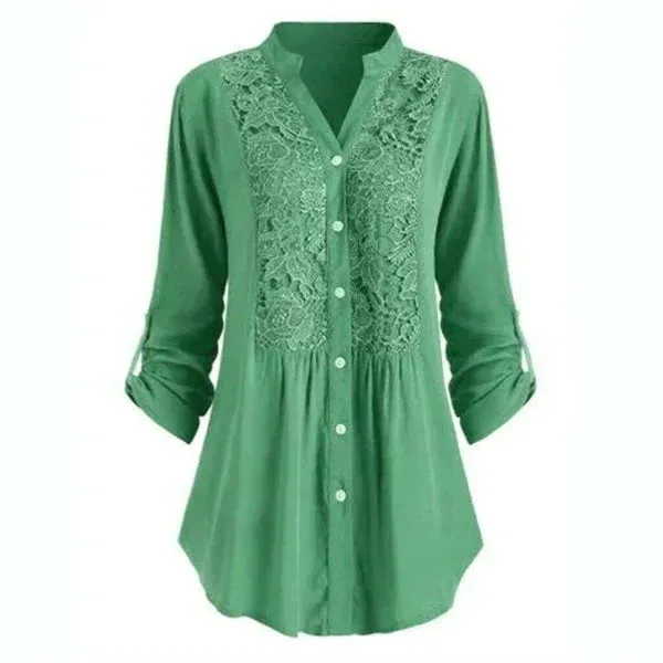 Lässige Bluse mit langen Ärmeln
