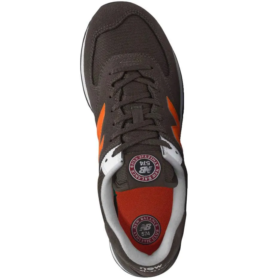 New Balance ML574HU2 Sneaker Herren braun orange