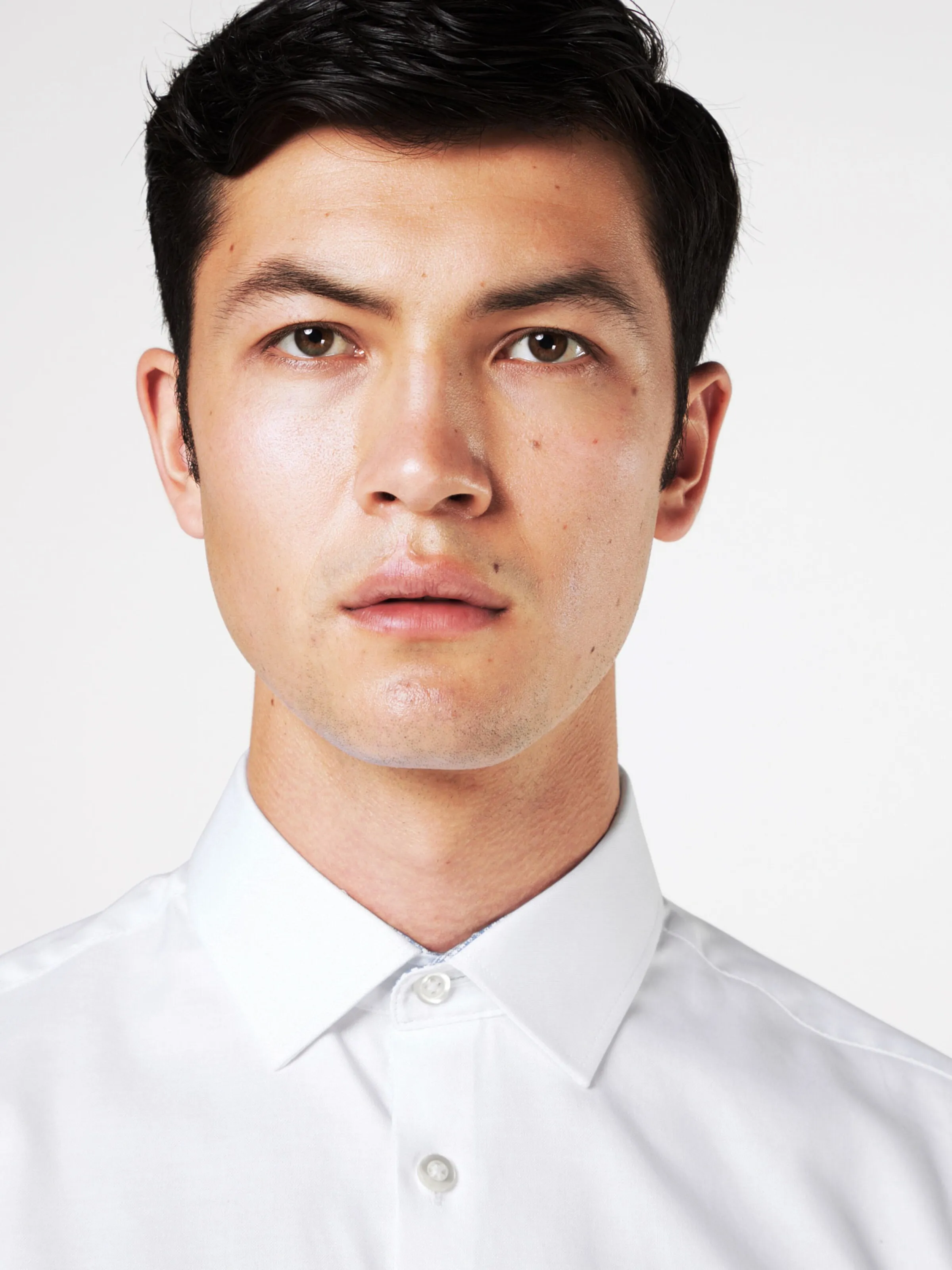 SELECTED HOMME Slim Fit Hemd 'SLHMark' in Weiß