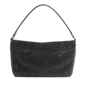   Self Portrait  Diamante Medium Hobo Bag Black  Schultertasche 
