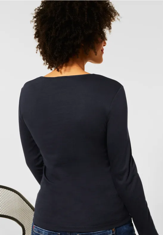 Street One Basic Langarmshirt  - Style PALMIRA